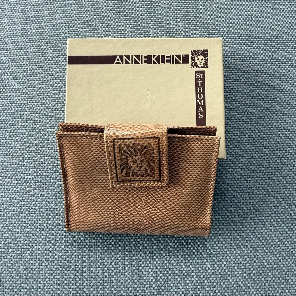 Anne Klein Tan Textured Card Case